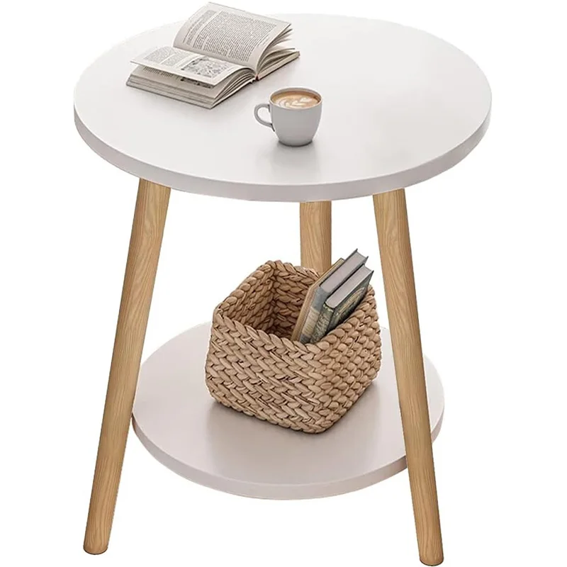 Desk Setup Modern - Double Layered Circular Dining Table, Small