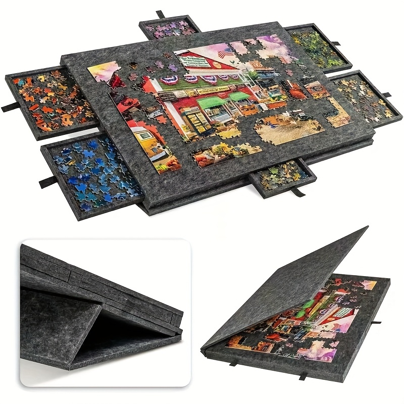 Desk Drawer Unit - 7pcs 6-Drawer Portable Puzzle Desk Decor