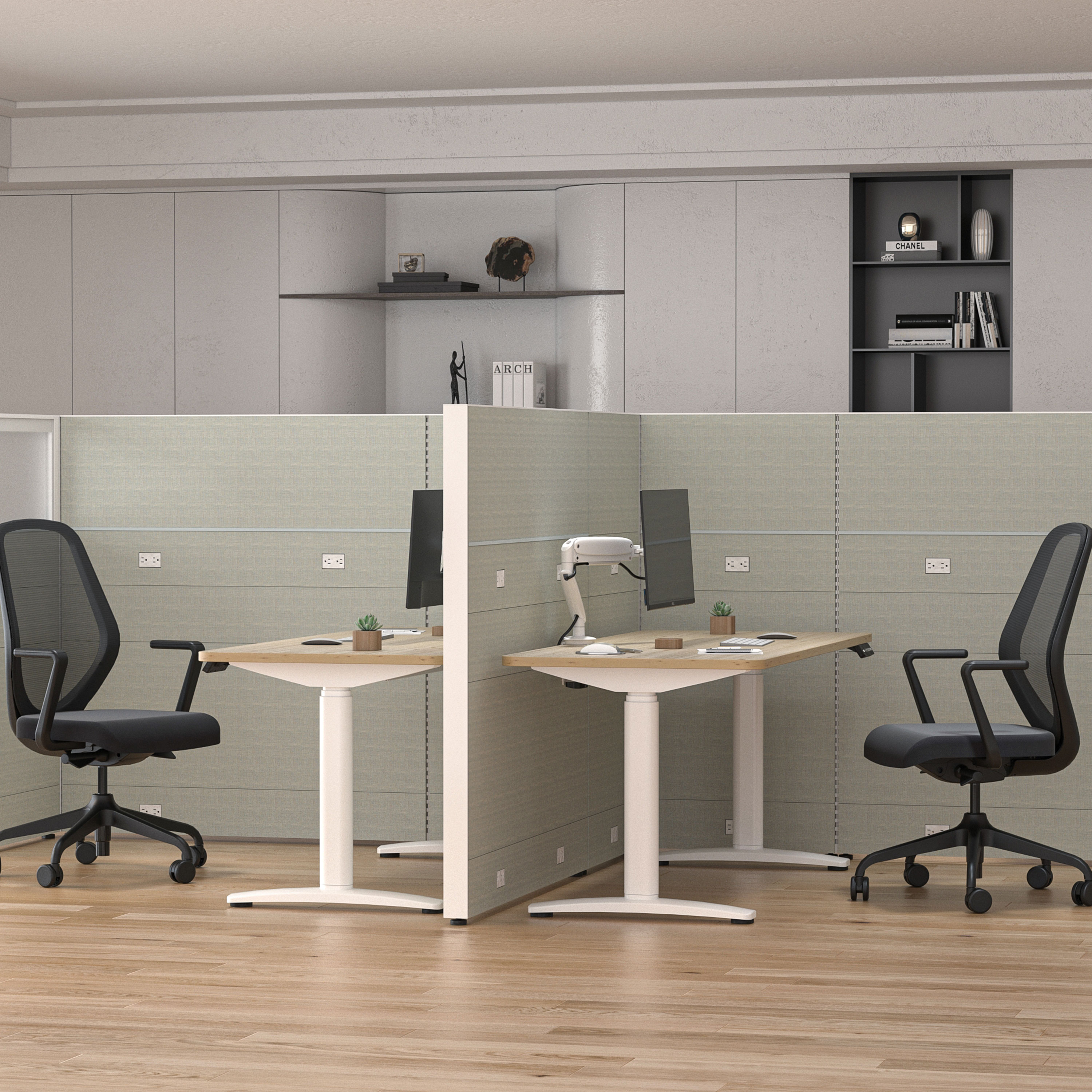 OMNI Space Efficient Height Ad - مراجعة Desk Setup Workspace وسعره