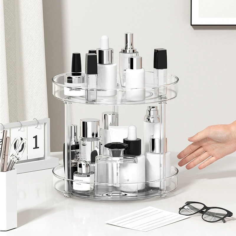 1pc rotating cosmetics storage - مراجعة Desk Setup Productivity وسعره