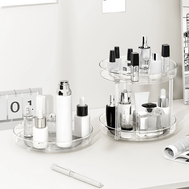 1pc rotating cosmetics storage - مراجعة Desk Setup Productivity وسعره