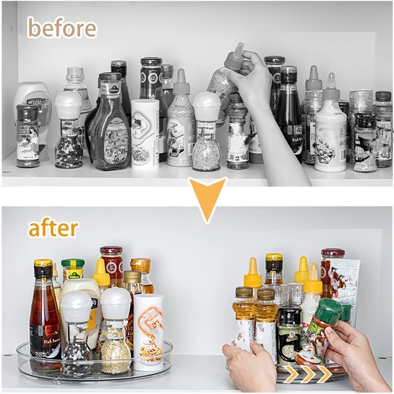 1pc rotating cosmetics storage - مراجعة Desk Setup Productivity وسعره