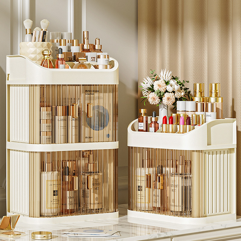 Cosmetics Storage Box Large Ca - مراجعة Desk Setup Productivity وسعره