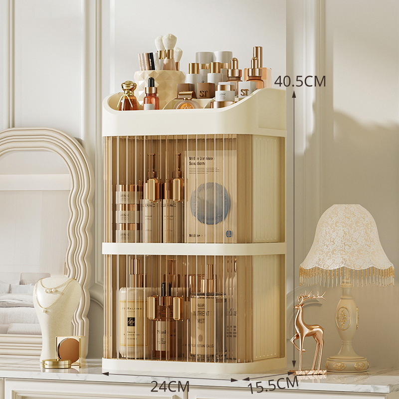Cosmetics Storage Box Large Ca - مراجعة Desk Setup Productivity وسعره