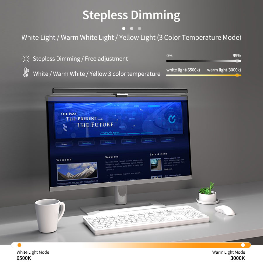 50cm Computer Monitor Light Ba - مراجعة Desk Setup Modern وسعره