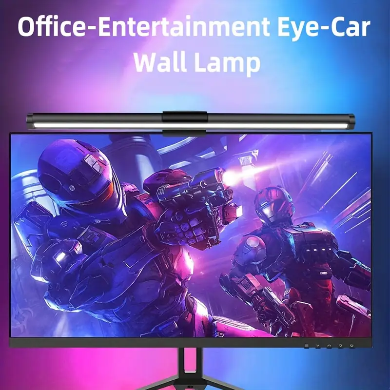 Stepless Dimming Hanging LED M - مراجعة Desk Setup On Bed وسعره