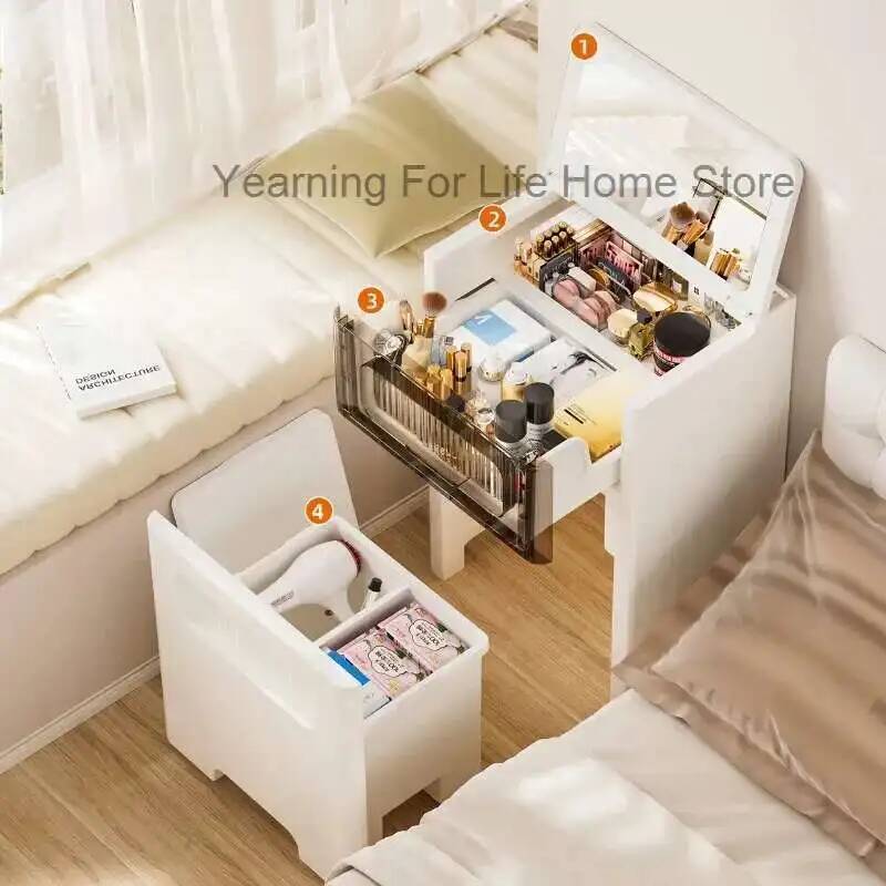 Desk Dresser Vanity with in 1  - مراجعة Desk Setup Bedroom وسعره