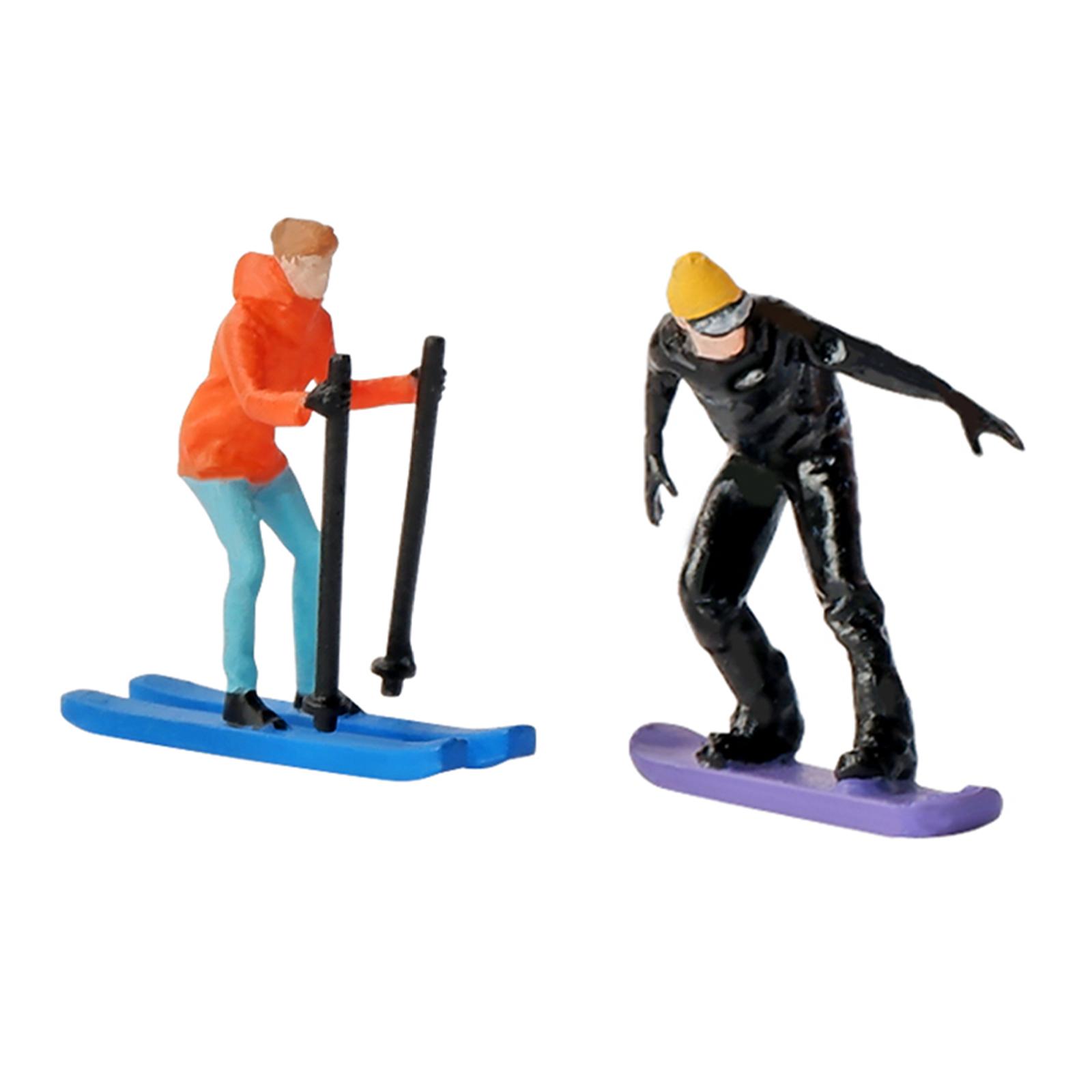 1/64 Scale Miniature Model Ski - مراجعة Desk Setup Modern وسعره