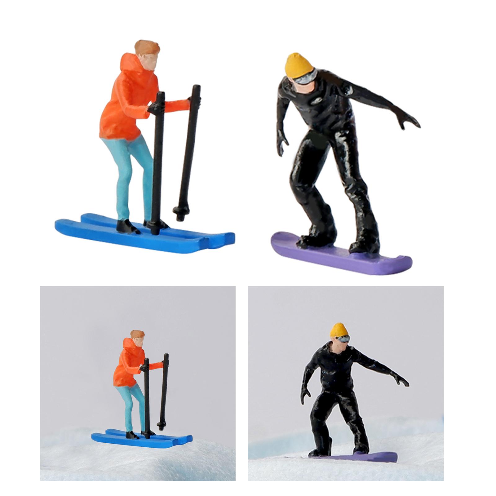1/64 Scale Miniature Model Ski - مراجعة Desk Setup Modern وسعره