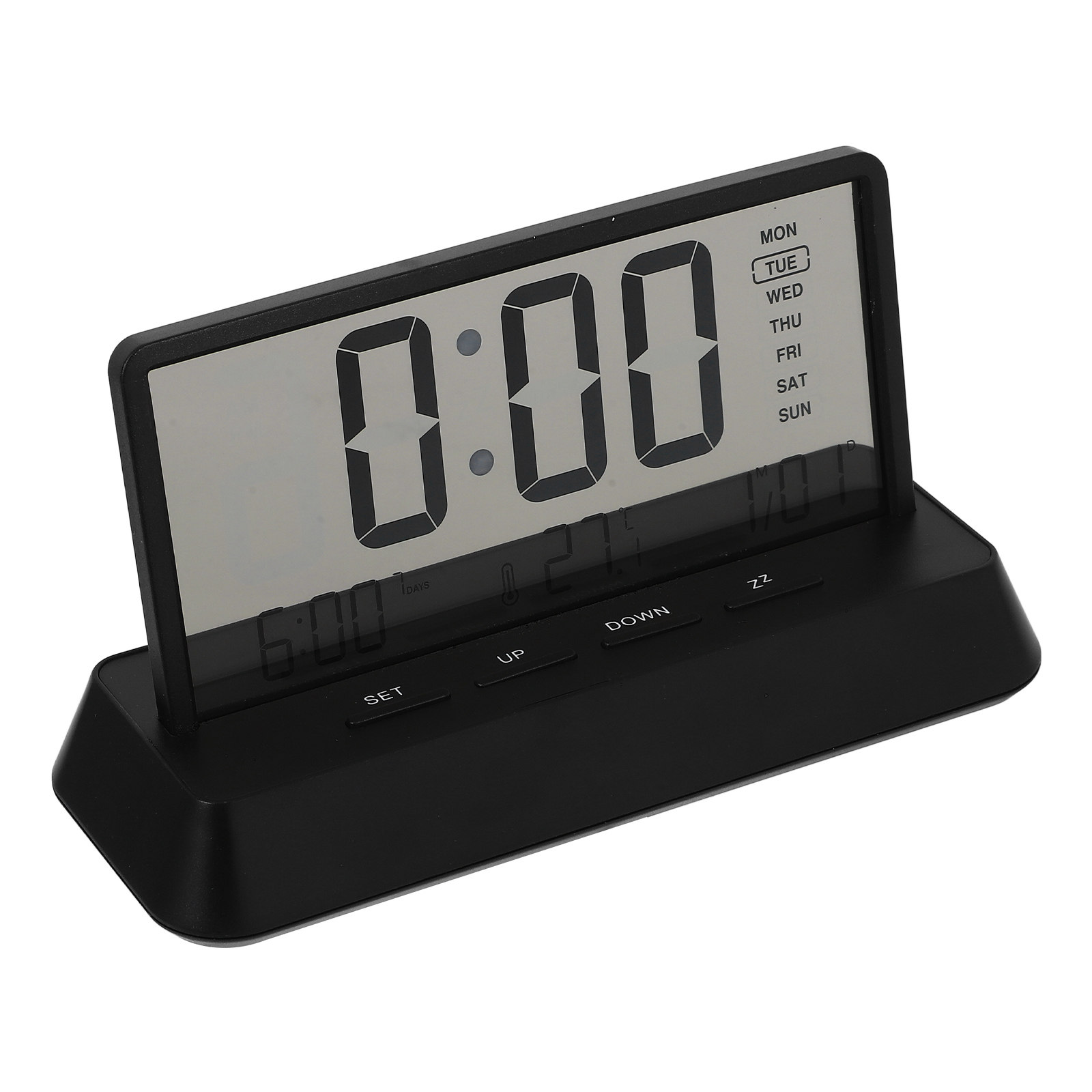 Digital Alarm Clock Small Comp - مراجعة Desk Setup In Small Bedroom وسعره