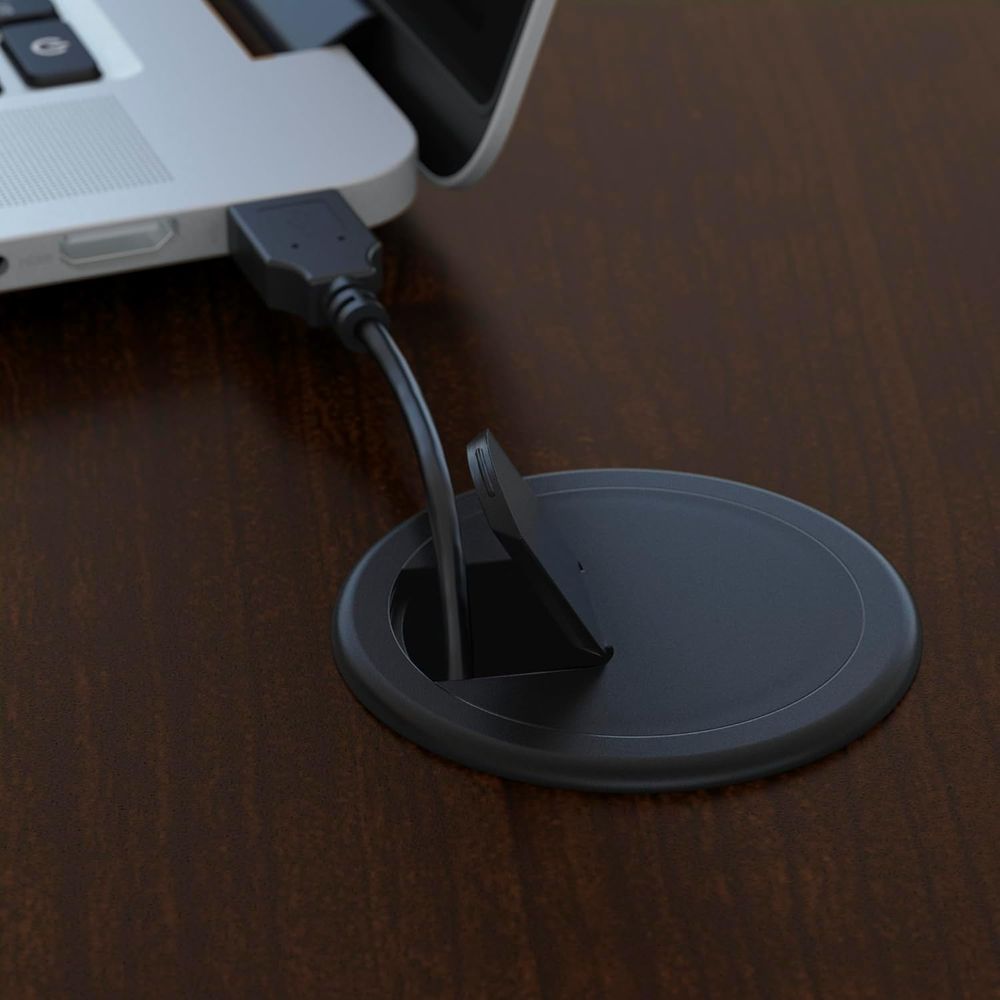 66W Office Desk in Mocha Cherr - مراجعة Desk Setup Workspace وسعره
