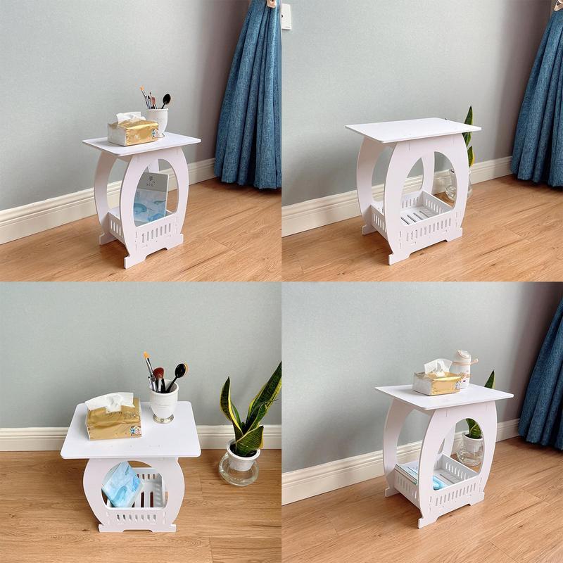End Table White Nightstand Cof - مراجعة Desk Setup Modern وسعره