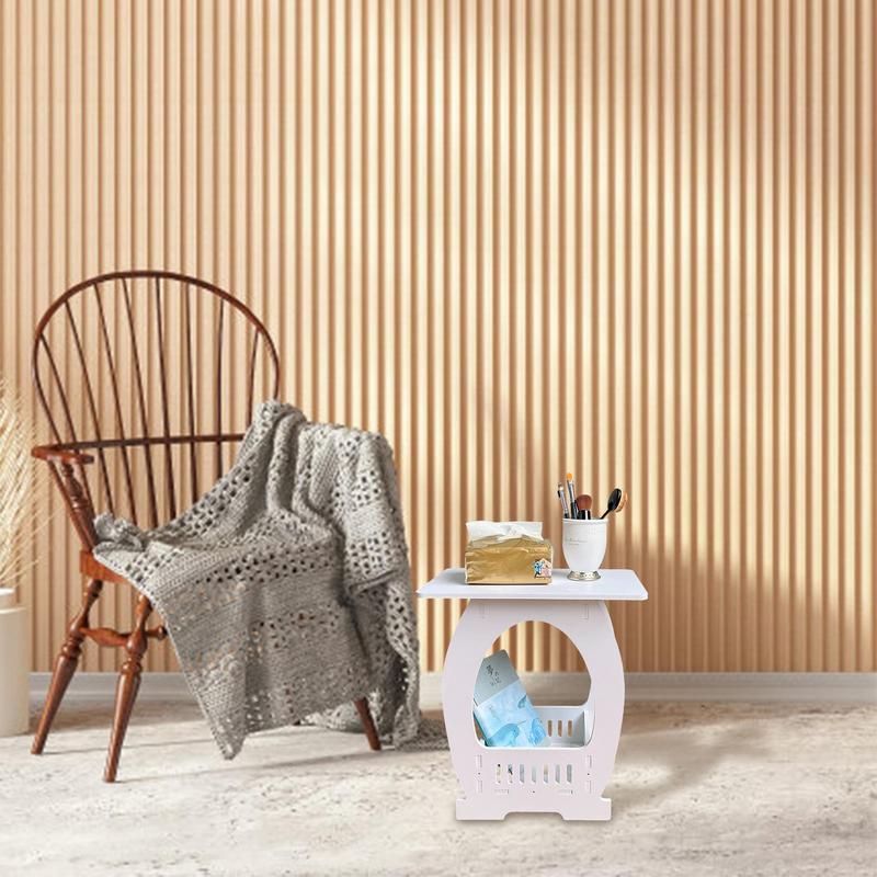 End Table White Nightstand Cof - مراجعة Desk Setup Modern وسعره