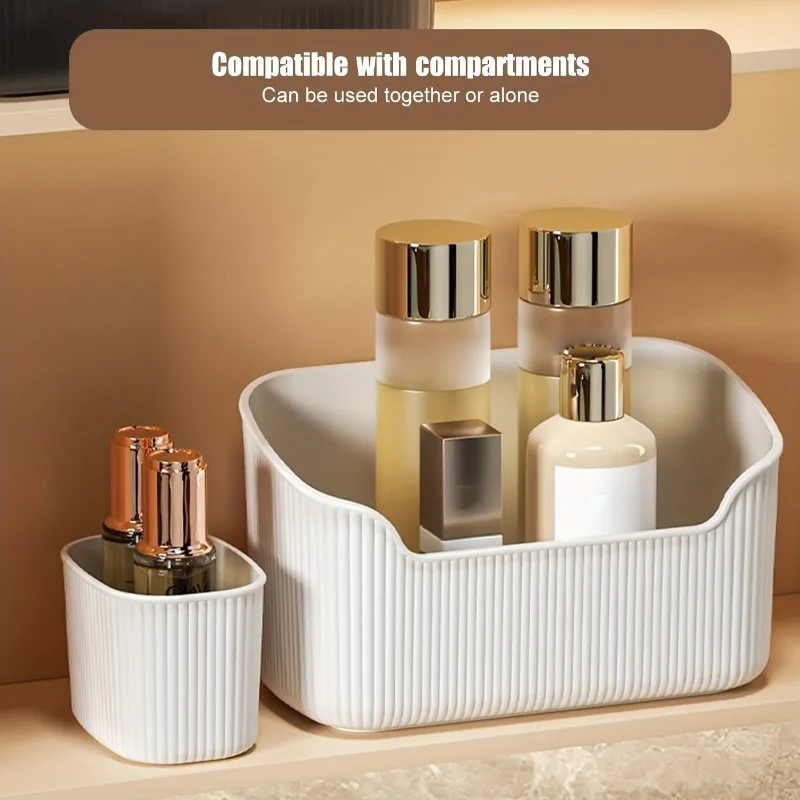 1PC Cosmetic storage box, beve - مراجعة Desk Setup Productivity وسعره