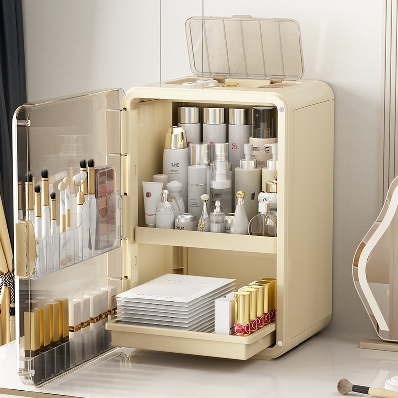 1 pcs Cosmetics storage box, d - مراجعة Desk Setup Productivity وسعره
