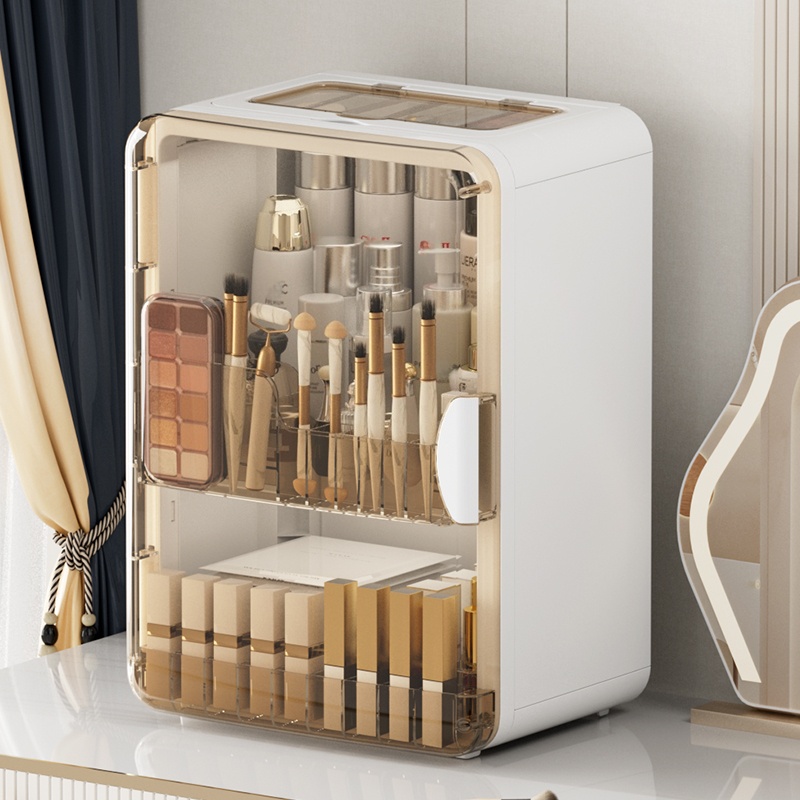 1 pcs Cosmetics storage box, d - مراجعة Desk Setup Productivity وسعره