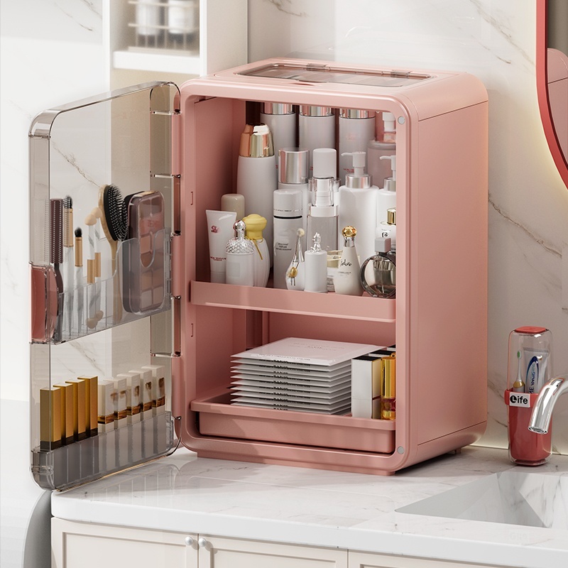 1 pcs Cosmetics storage box, d - مراجعة Desk Setup Productivity وسعره