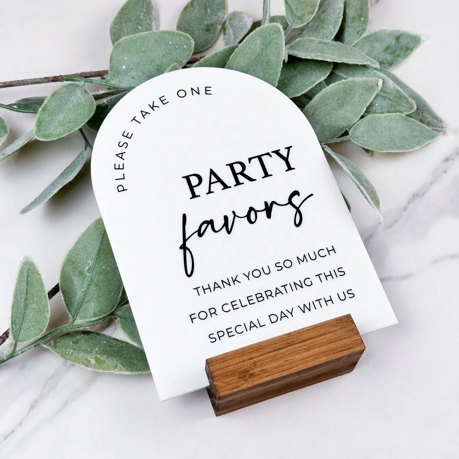 Party Favors Arch Table Sign,  - مراجعة Desk Setup Modern وسعره