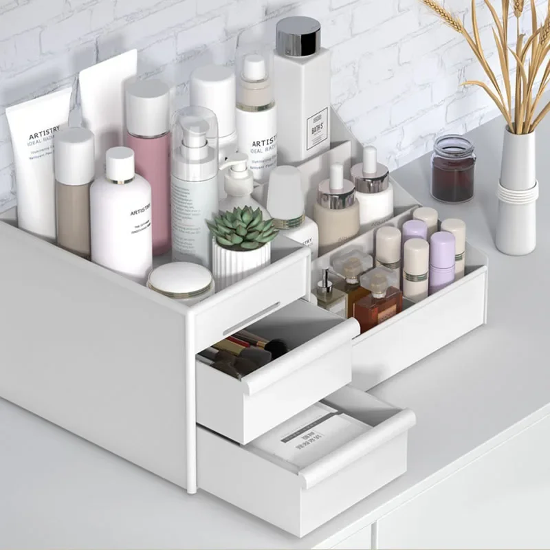 Skin Care Products Desktop Dor - مراجعة Desk Setup Productivity وسعره