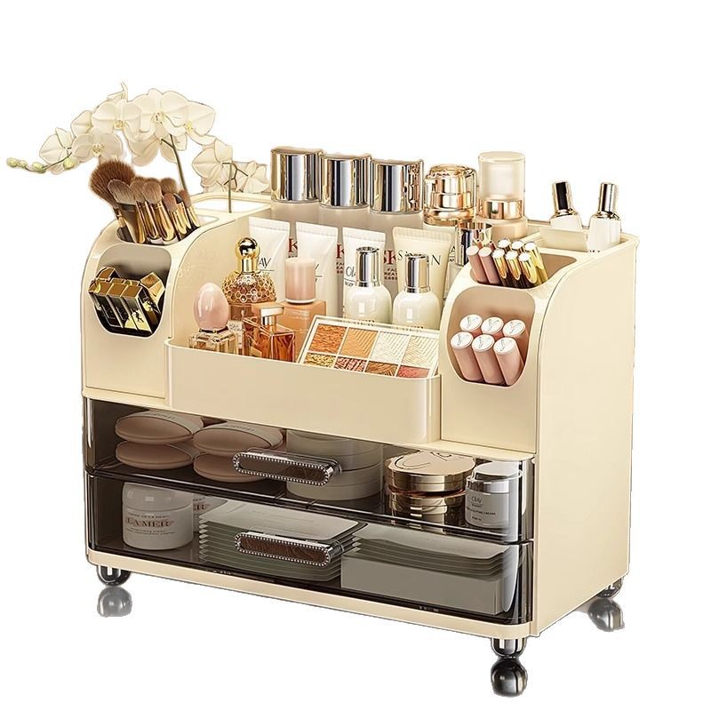 Desktop cosmetics storage box, - مراجعة Desk Setup Productivity وسعره