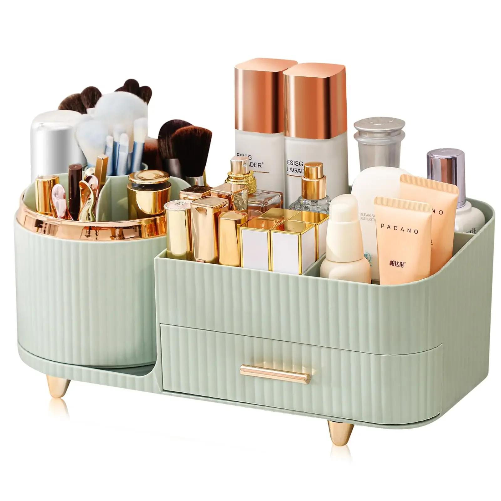 Makeup Brush Holder Large Capa - مراجعة Desk Drawer Unit وسعره