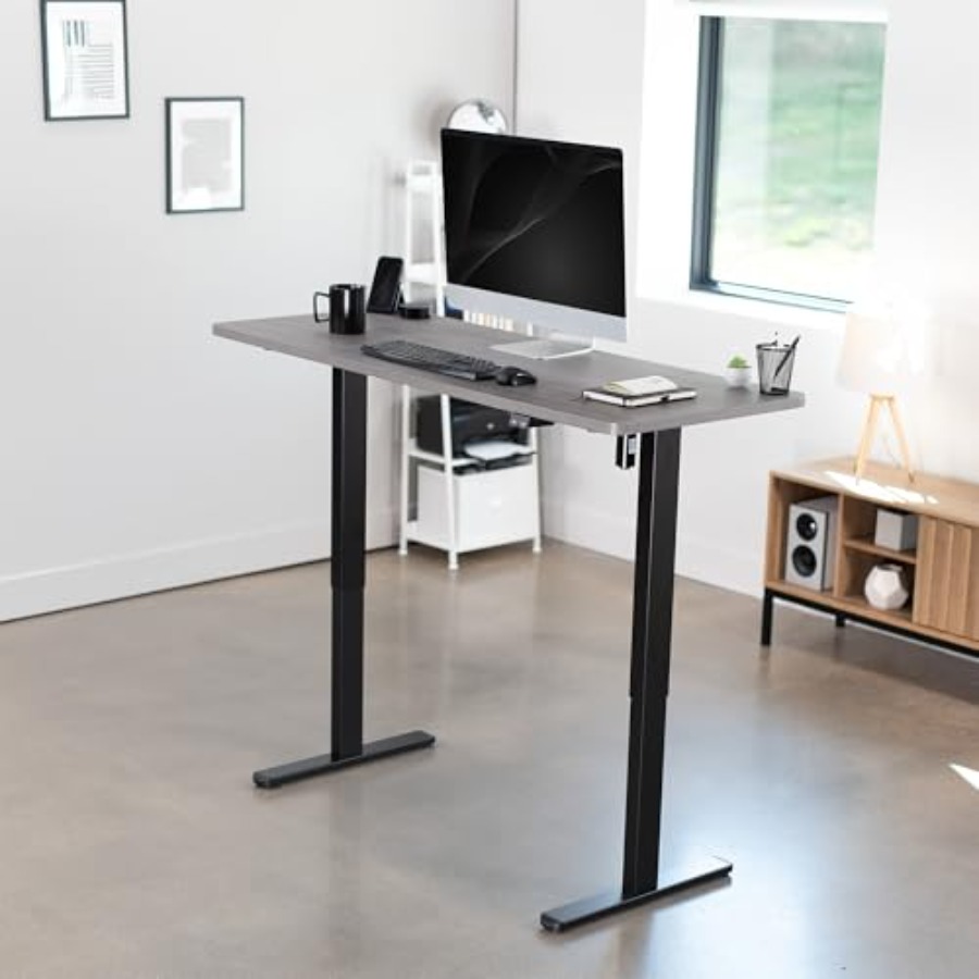 Electric 60 x 24 inch Stand Up - مراجعة Desk Setup Kit وسعره