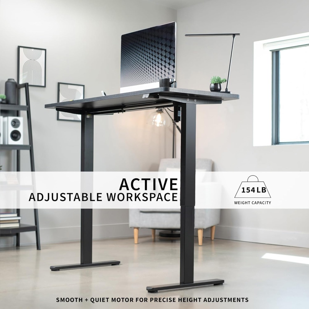 VIVO Electric 60 x 24 inch Sta - مراجعة Desk Setup Kit وسعره