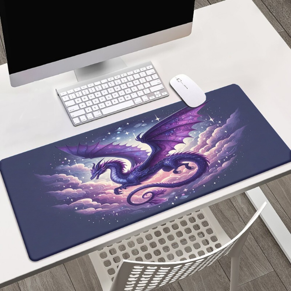 Dragon Sky Art XXL Mouse Pad - - مراجعة Desk Setup Workspace وسعره