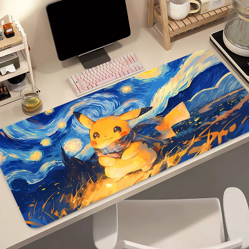 Anime Mouse Pad 90x40cm Pokemo - مراجعة Desk Setup Modern وسعره