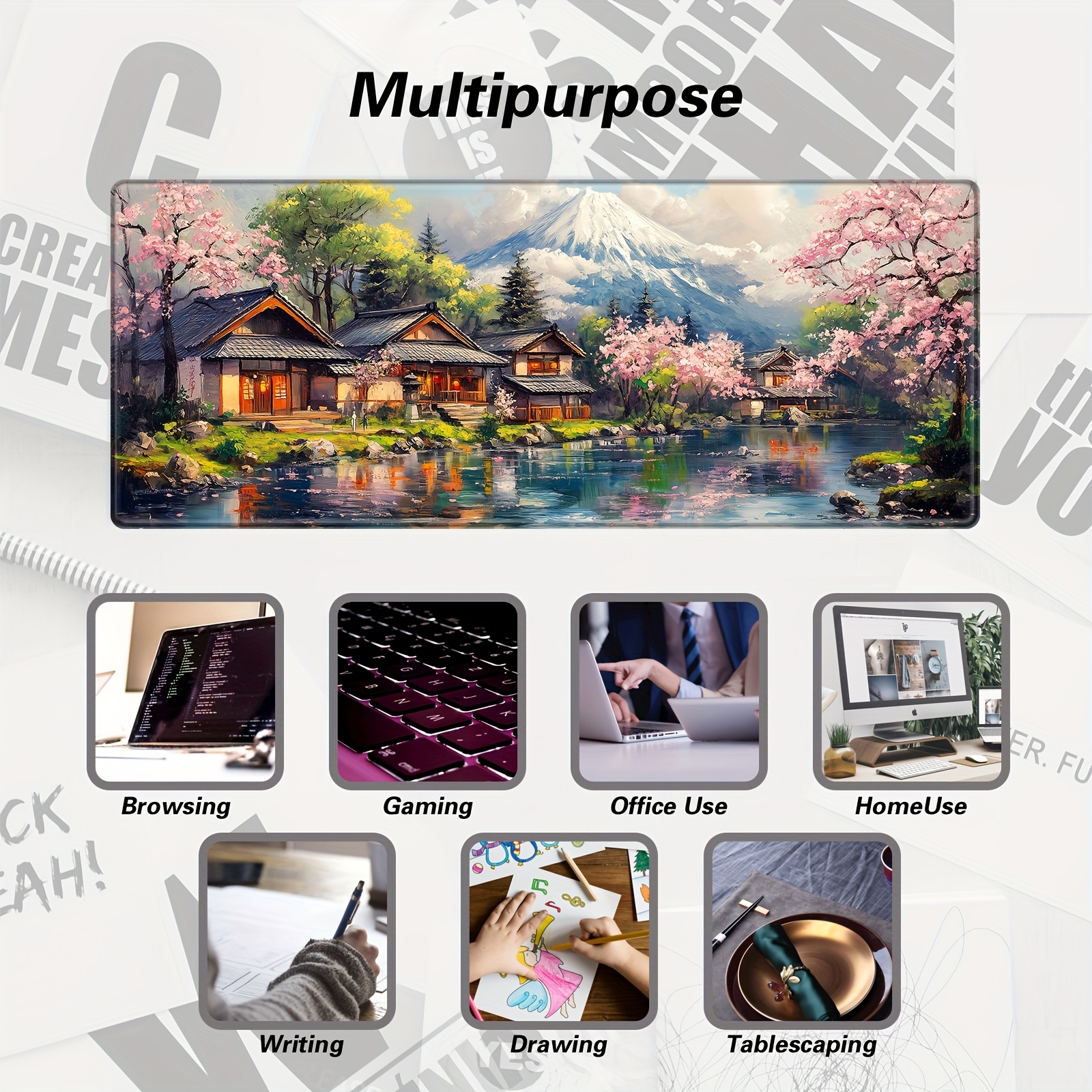 Professional Gaming Mouse Pad  - مراجعة Desk Setup Workspace وسعره