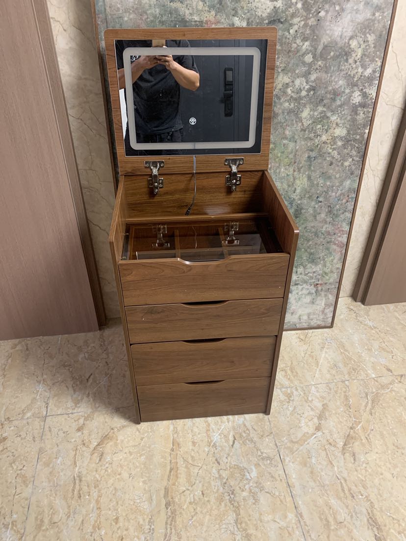 (60cm) 3 in 1 Vanity Desk with - مراجعة Desk Setup In Small Bedroom وسعره