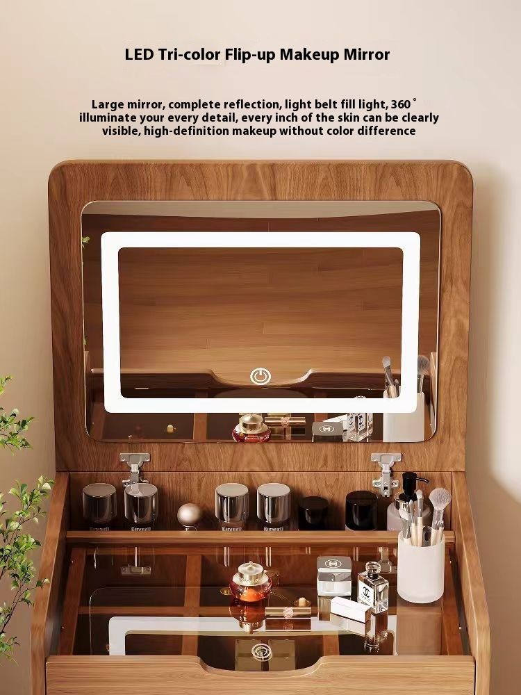 (60cm) 3 in 1 Vanity Desk with - مراجعة Desk Setup In Small Bedroom وسعره
