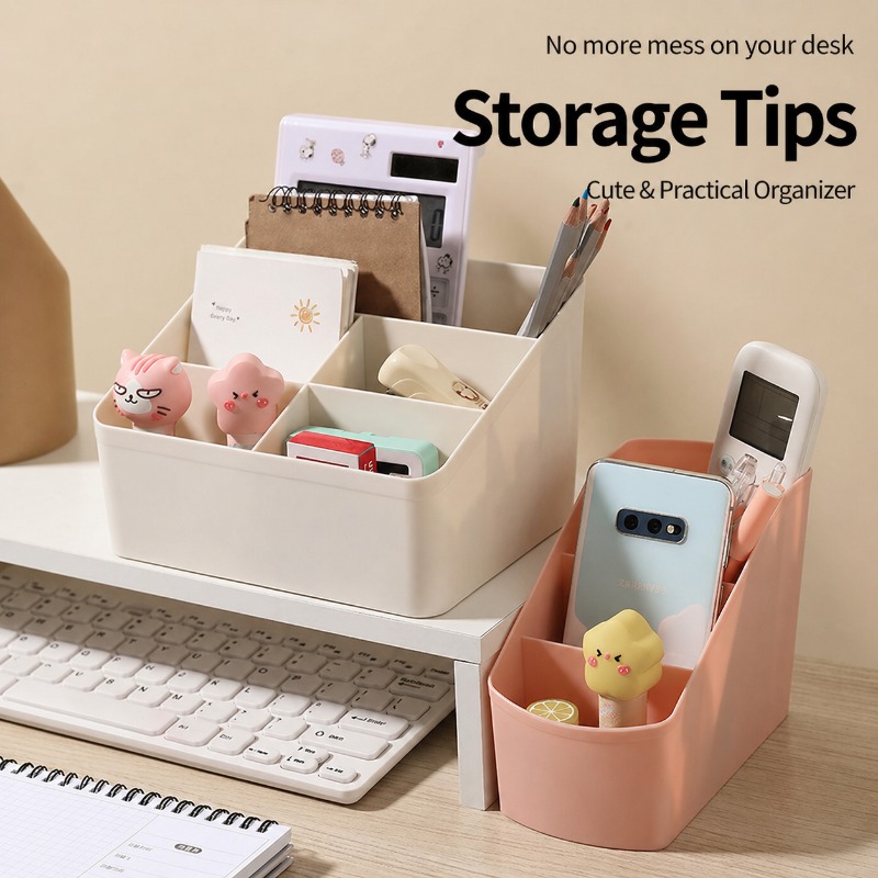Desktop Multifunctional Makeup - مراجعة Desk Drawer Unit وسعره