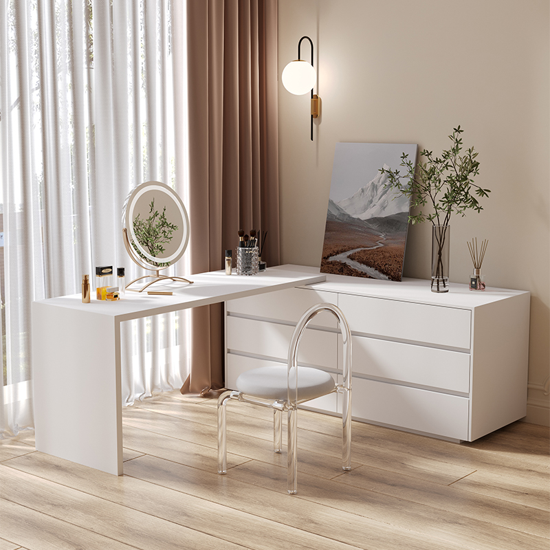 Dresser,Multi-purpose Flat L S - مراجعة Desk Setup Bedroom وسعره