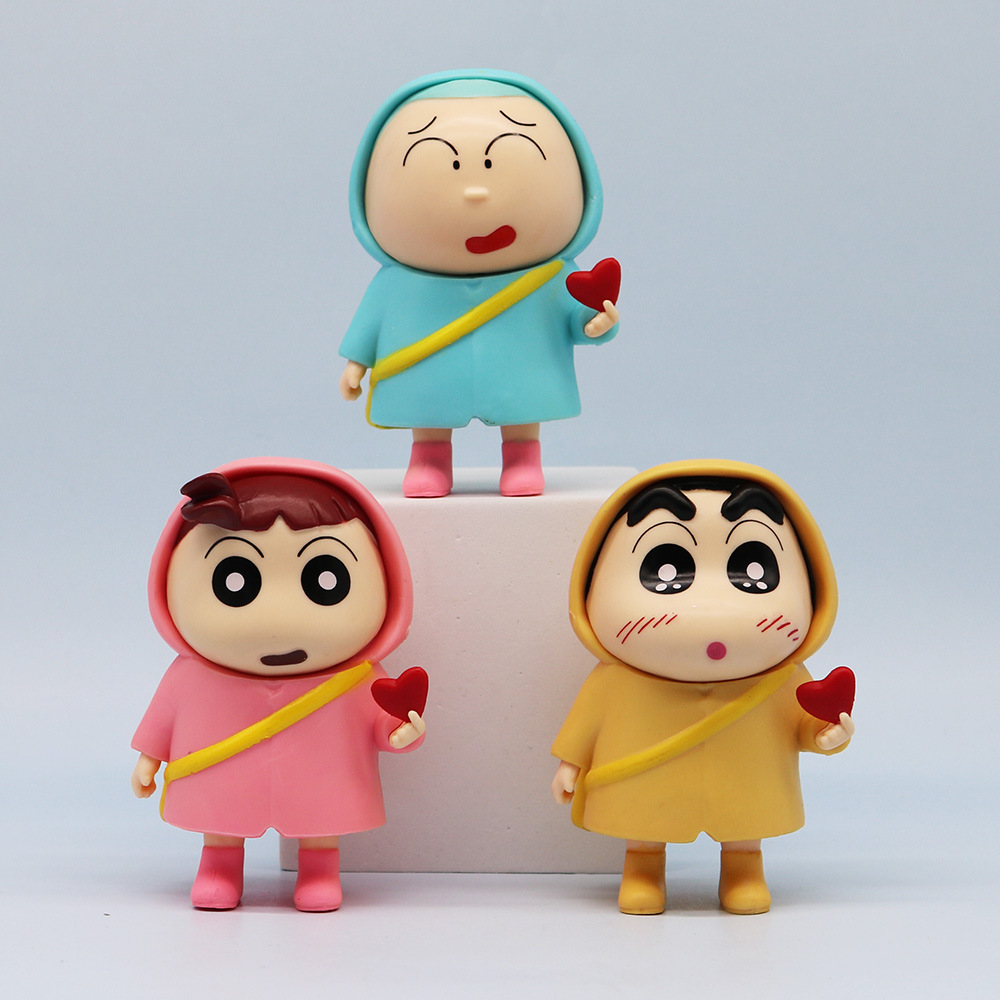 6pcs/set Anime Crayon Shin-cha - مراجعة Desk Setup Kit وسعره