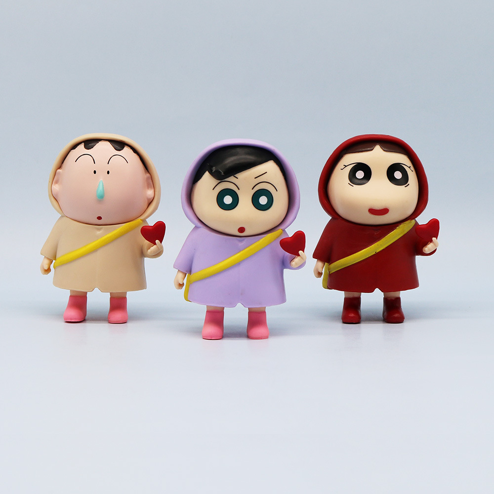 6pcs/set Anime Crayon Shin-cha - مراجعة Desk Setup Kit وسعره