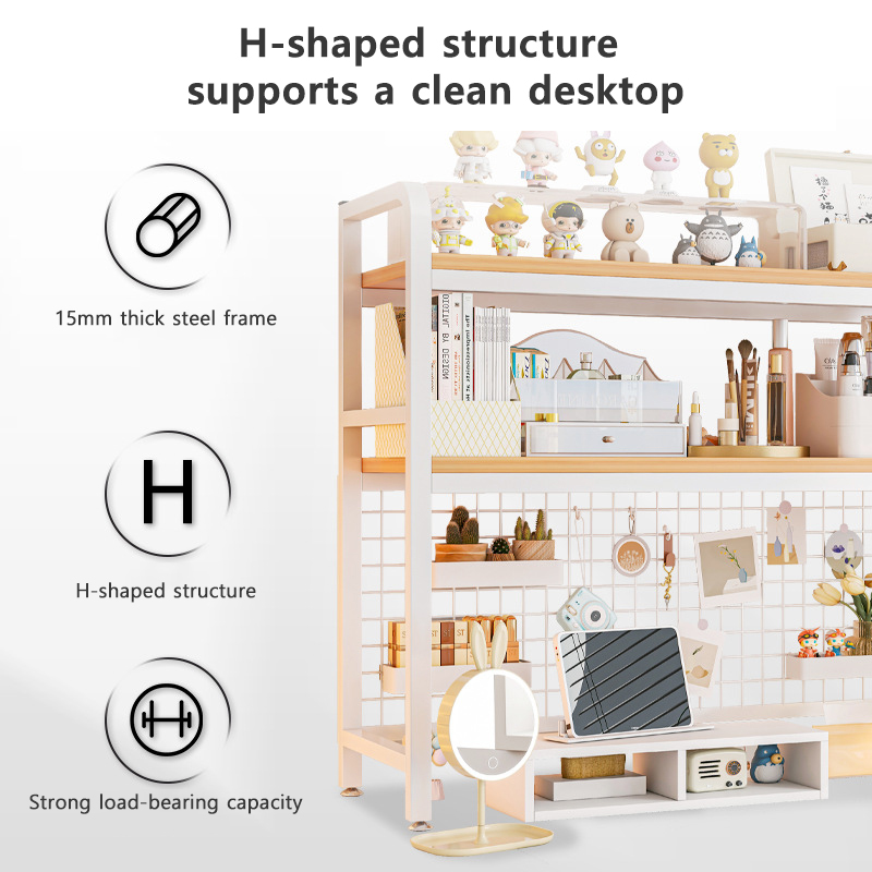 Bookshelf Bookcase With Grid D - مراجعة Desk Setup Productivity وسعره