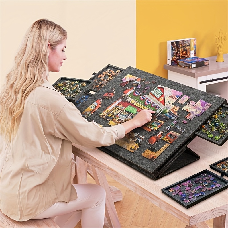 7pcs 6-Drawer Portable Puzzle  - مراجعة Desk Drawer Unit وسعره