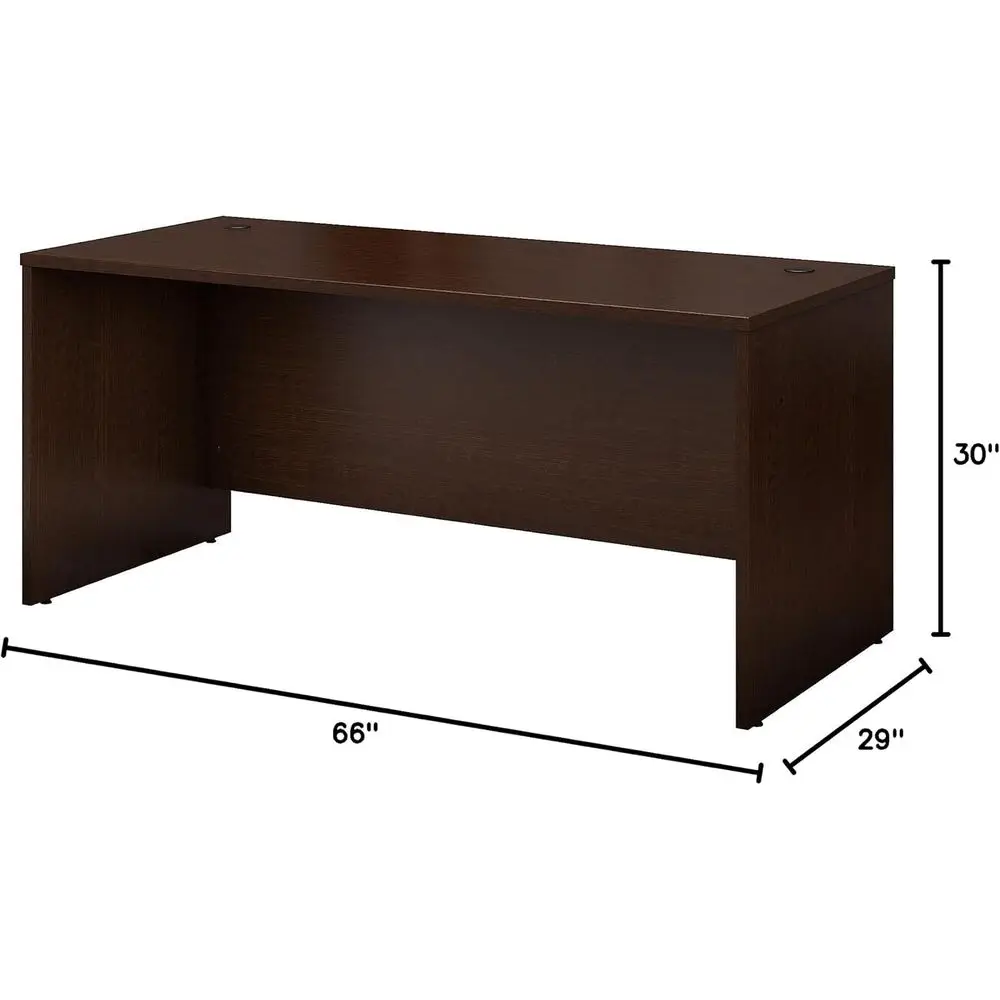 66W Mocha Cherry Office Desk,  - مراجعة Desk Setup Workspace وسعره