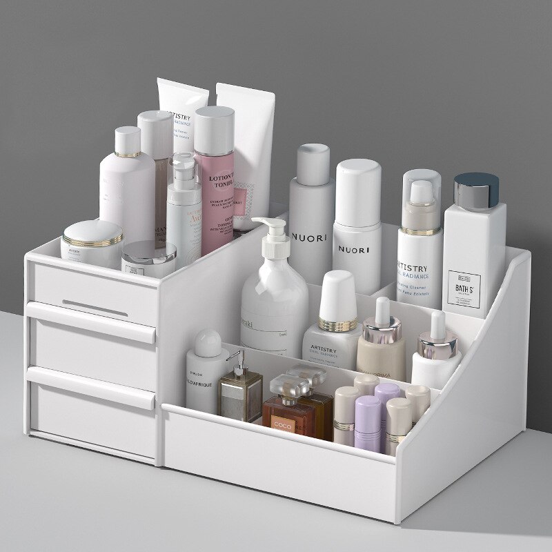 NEW 1pc White Drawer Makeup St - مراجعة Desk Drawer Unit وسعره
