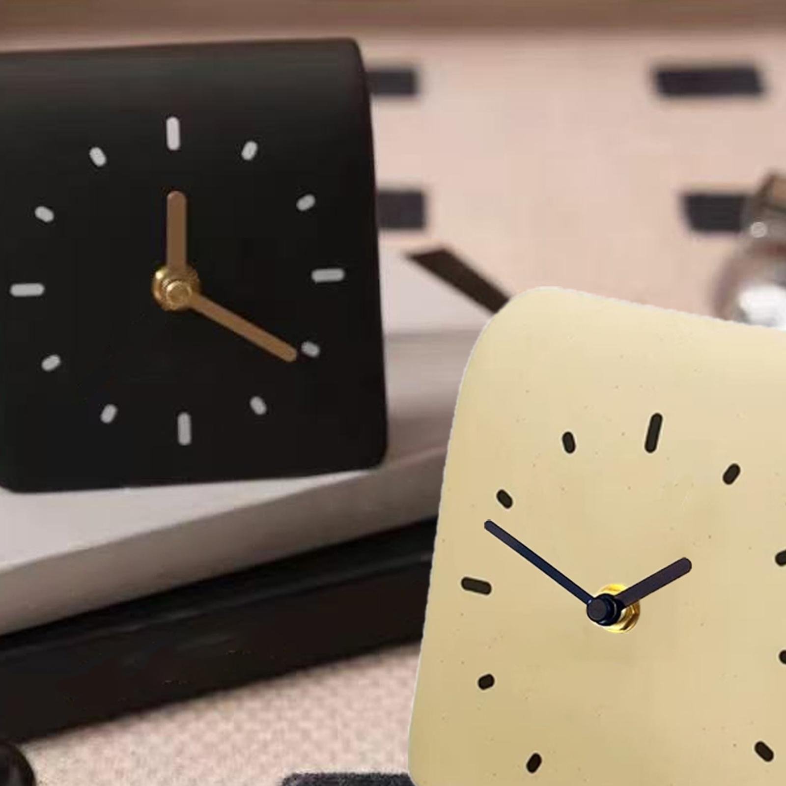 Desk Clock Modern Art Shelf Cl - مراجعة Desk Setup Productivity وسعره