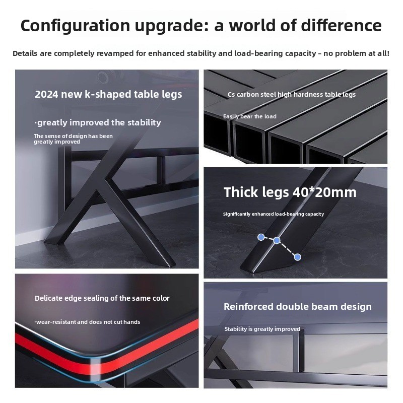 Ergonomic Gaming Desk Computer - مراجعة Desk Setup Bedroom وسعره