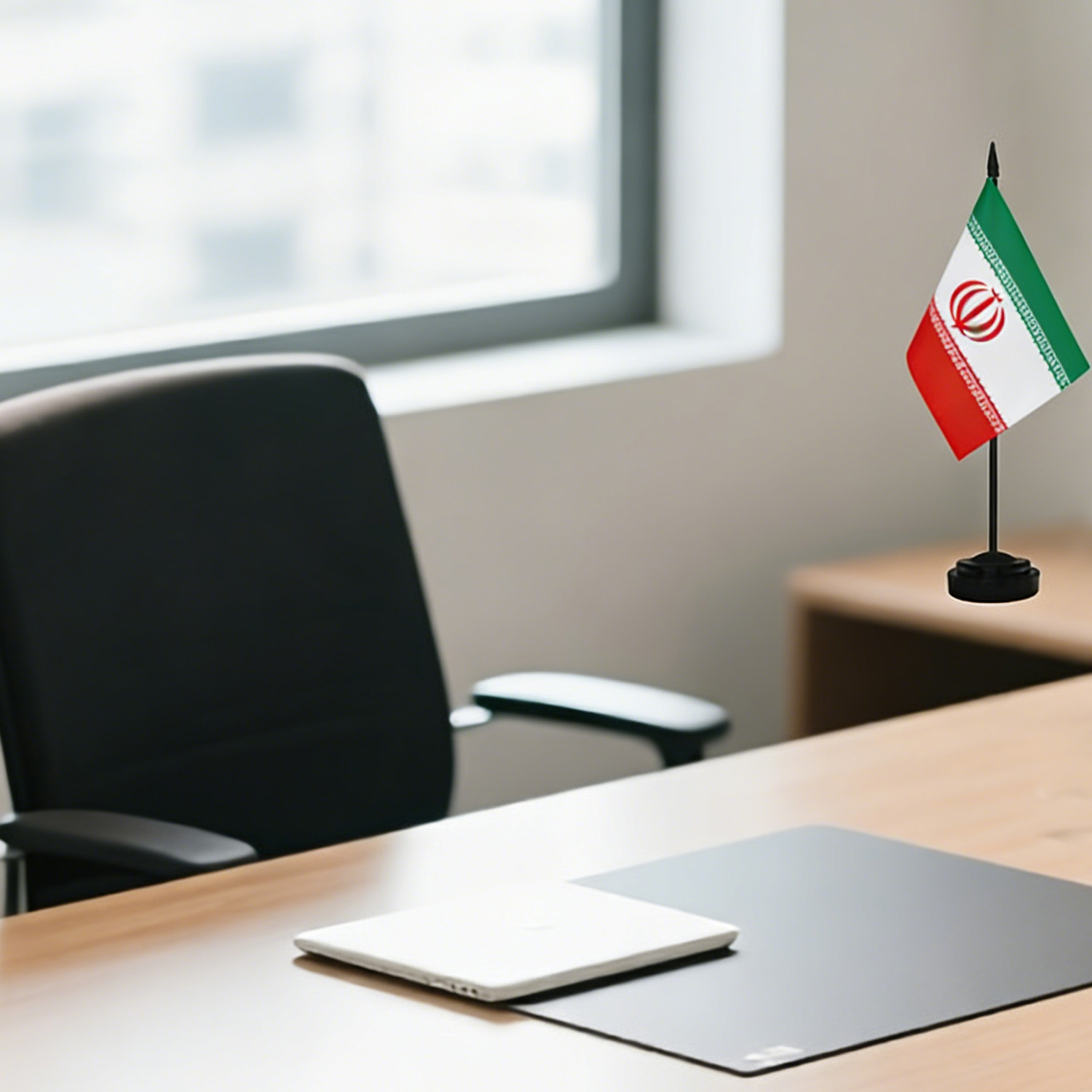 1 set Iran Table Flag - Iran - - مراجعة Desk Setup Kit وسعره
