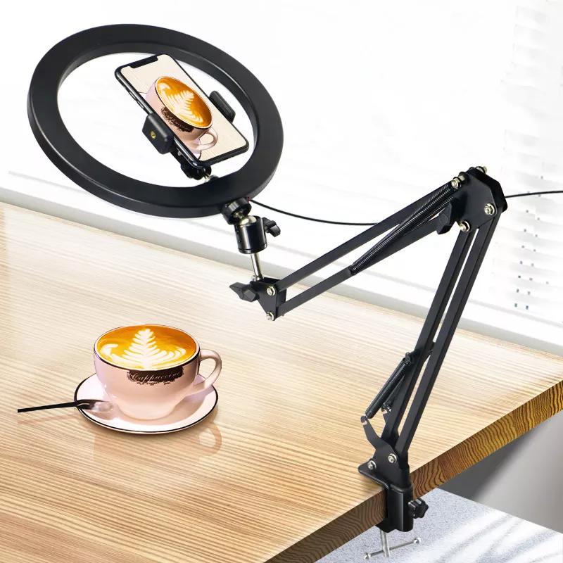 Nice Overhead Tripod With Ring - مراجعة Desk Setup Modern وسعره
