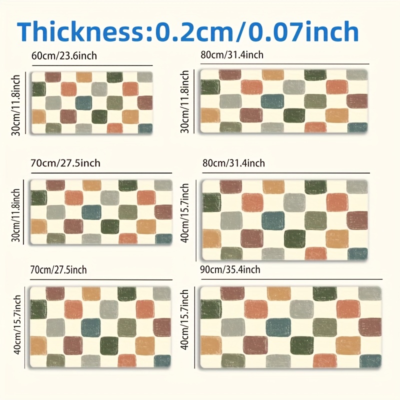 Vibrant Checkered Pattern Desk - مراجعة Desk Setup Workspace وسعره