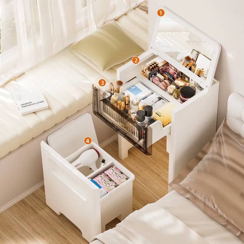 in 3 1 Vanity Dresser Desk wit - مراجعة Desk Setup In Small Bedroom وسعره