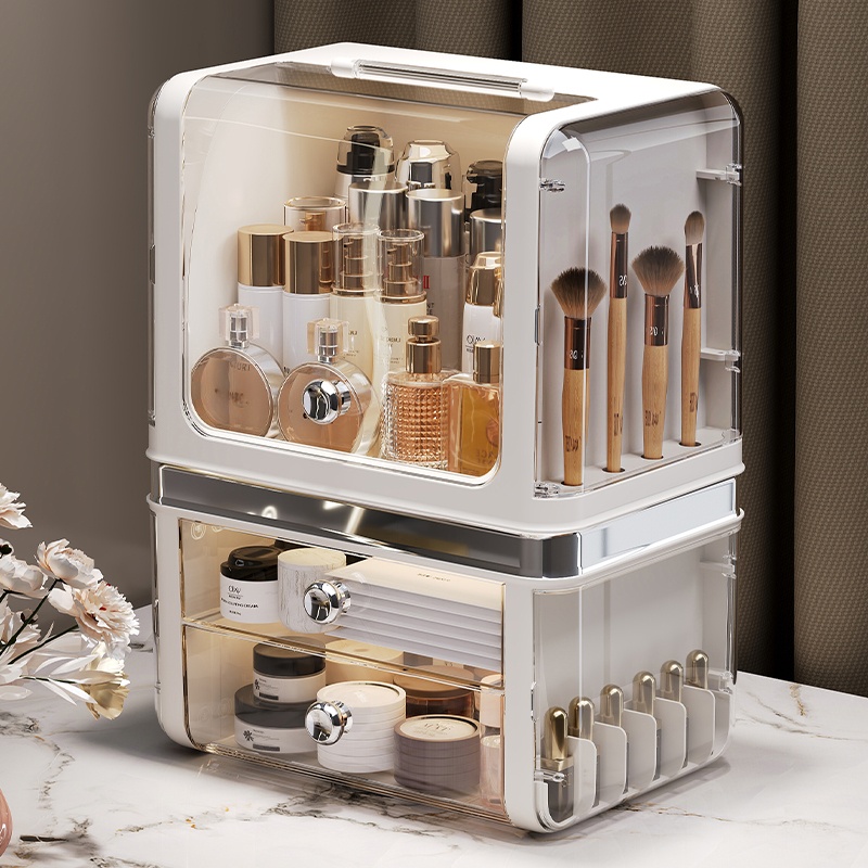 Storage box, cosmetics desktop - مراجعة Desk Setup Productivity وسعره