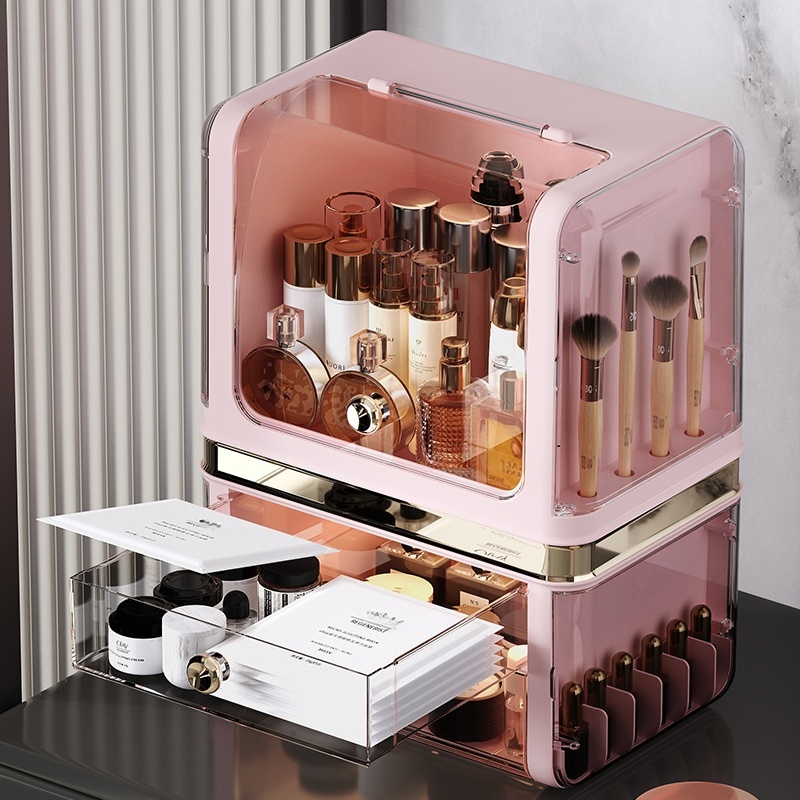 Storage box, cosmetics desktop - مراجعة Desk Setup Productivity وسعره