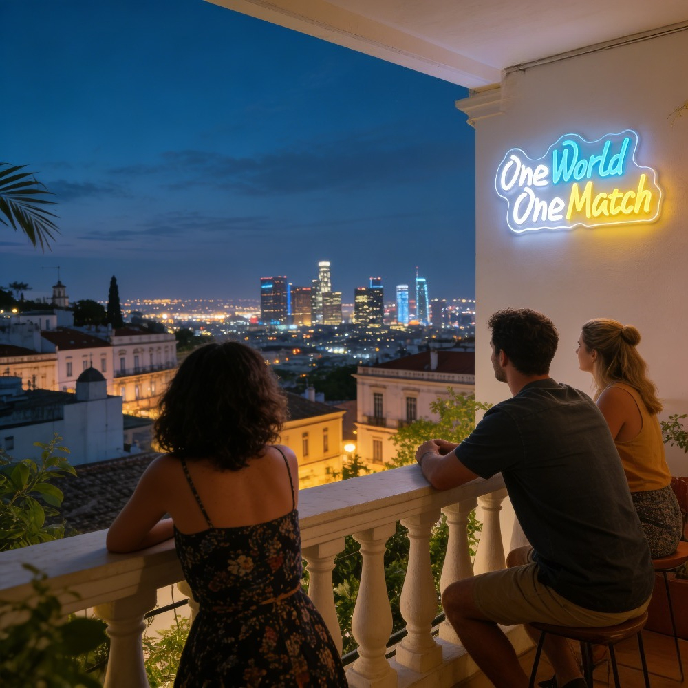 One World One Match LED Neon S - مراجعة Desk Setup Bedroom وسعره