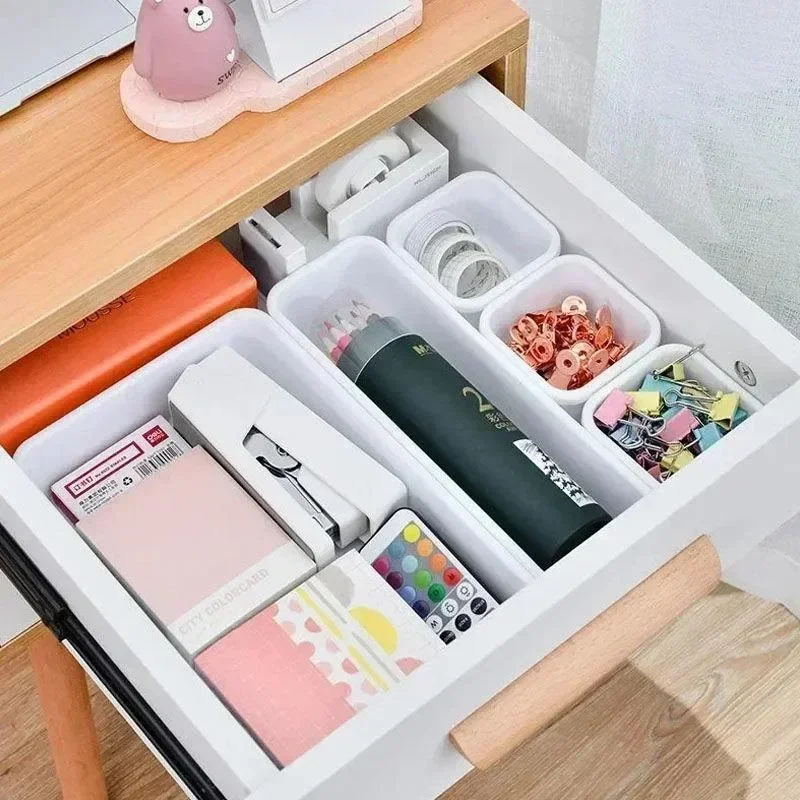 8-piece Set Drawer Organiser O - مراجعة Desk Setup Kit وسعره